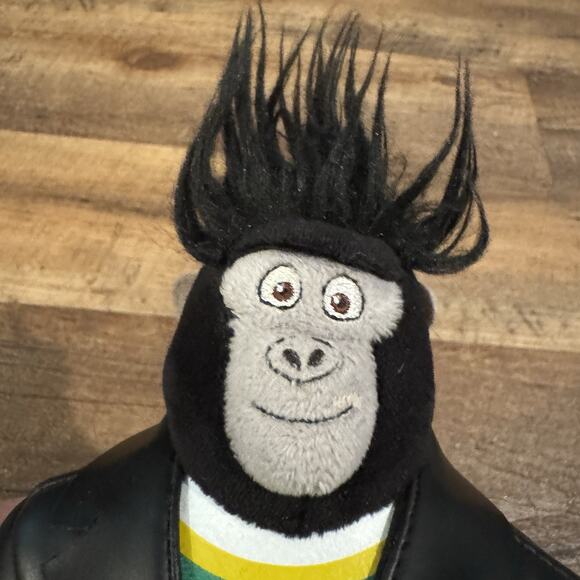 Ty Beanie Babies SING Movie Johnny The Gorilla 9” Beanbag Plush 2017 READ - Picture 6 of 7